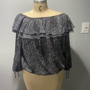 Michael Kors Women's Off the Shoulder Tops 1X